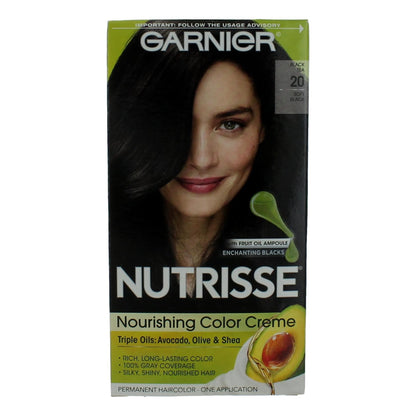 Garnier Hair Color Nutrisse Coloring Creme, Hair Color - Black Tea 20 - Black Tea 20