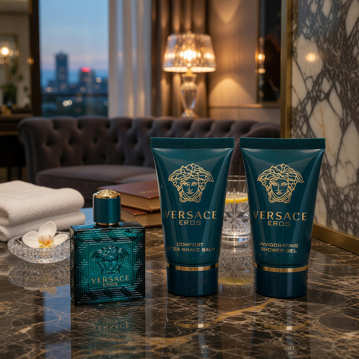 Eros by Versace, 3 Piece Mini Gift Set for Men
