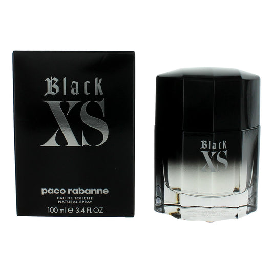 Black XS by Paco Rabanne, 3.4 oz EDT Spray for Men