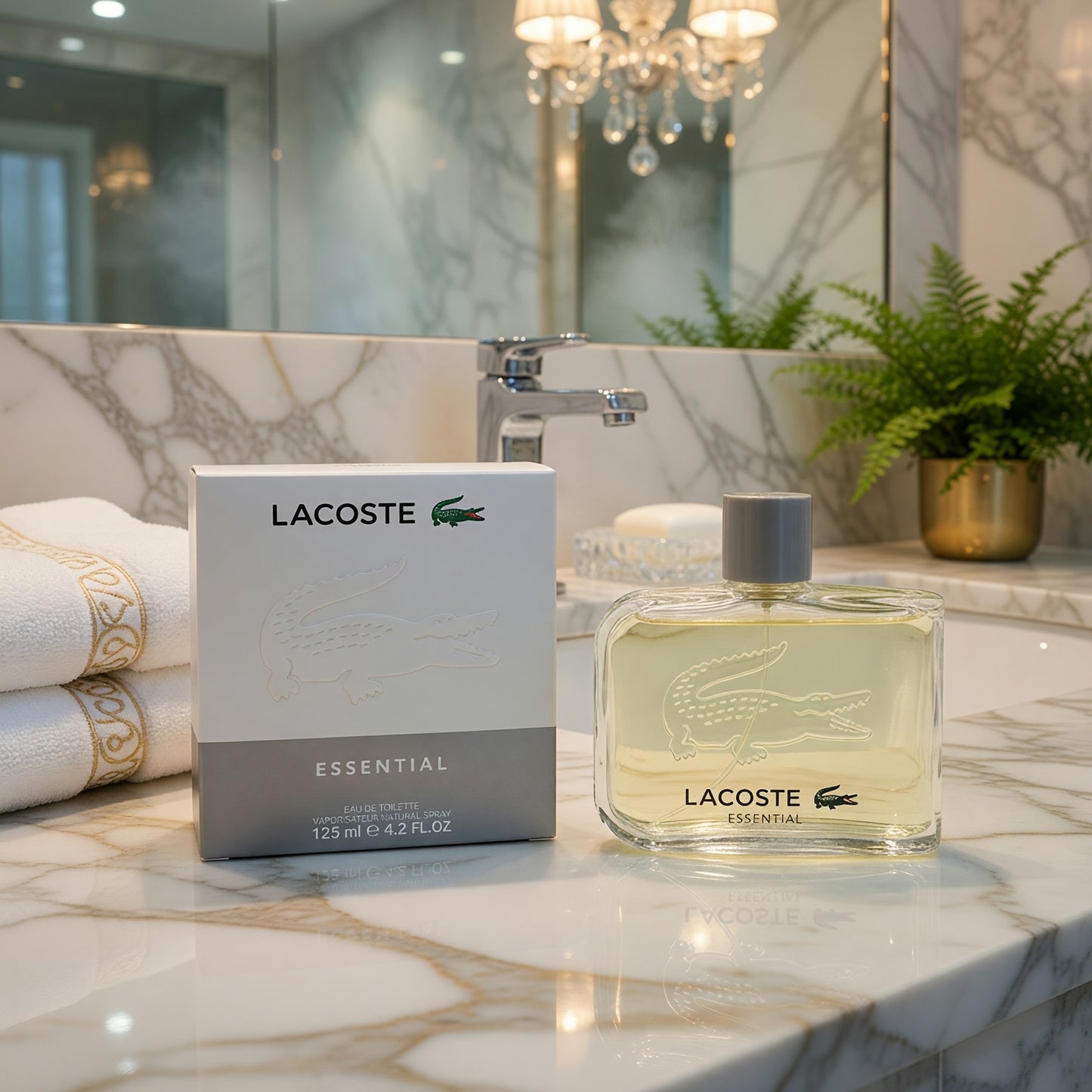 Lacoste Essential by Lacoste, 4.1 oz EDT Spray for Men