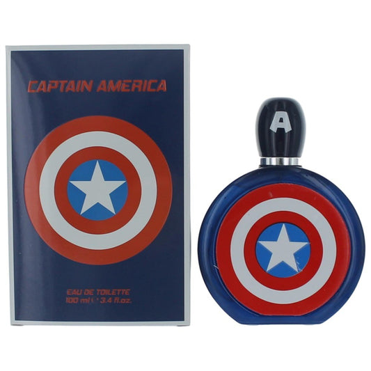 Captain America by Marvel, 3.4 oz EDT Spray for Men