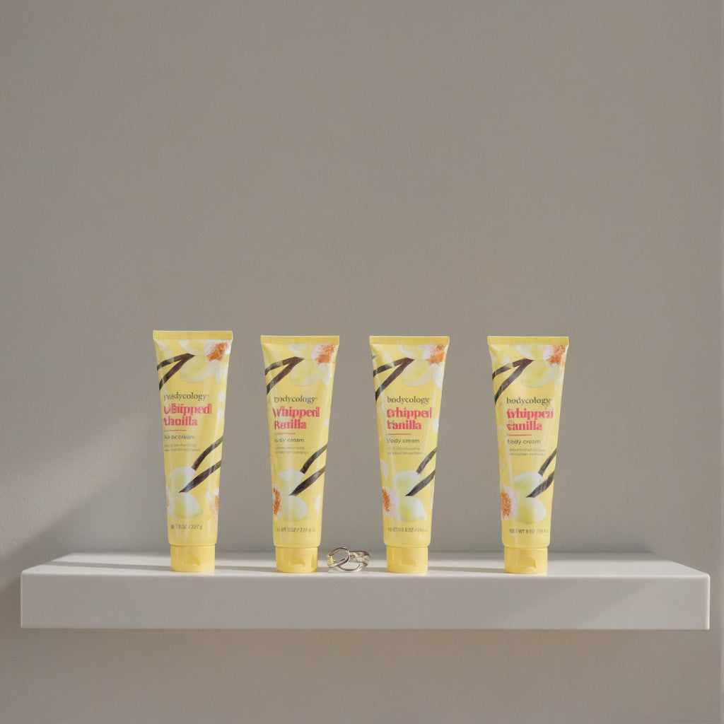Whipped Vanilla by Bodycology, Pack 4 of 8oz each Moisturizing Body Cream women