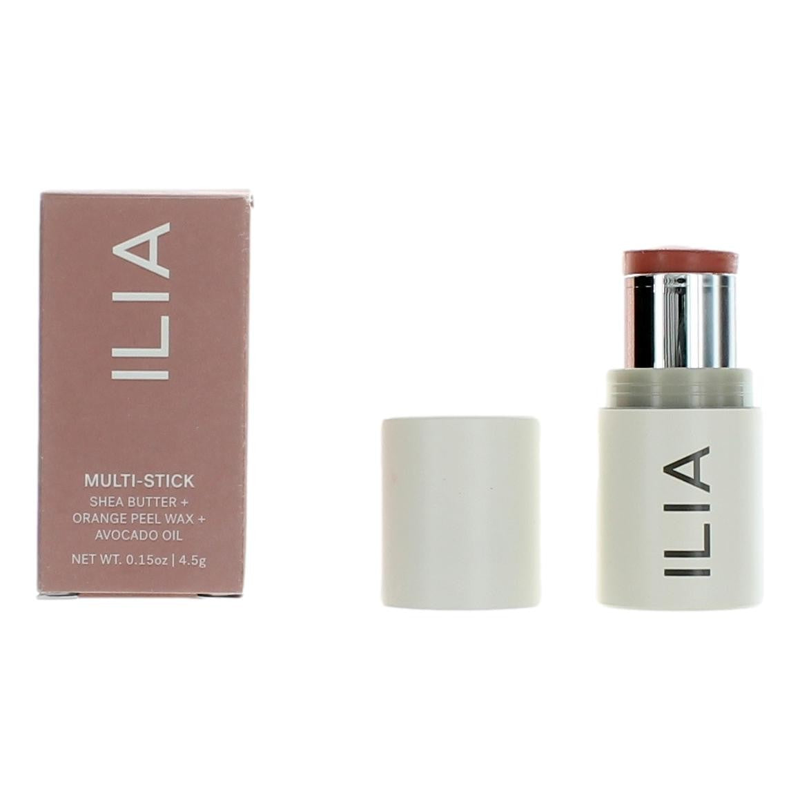 ILIA Multi-Stick by ILIA, .15oz Cream Blush + Highlighter + Lip Tint - Whisper - Whsiper