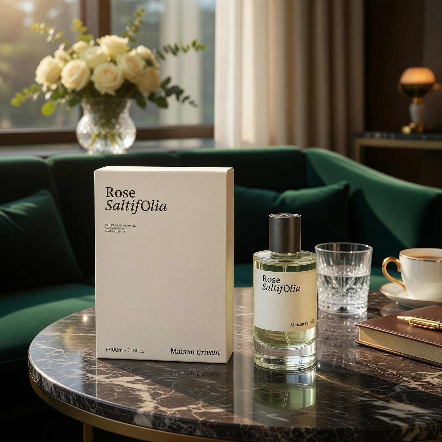 Rose Saltifolia by Maison Crivelli, 3.4 oz Eau de Parum for Unisex
