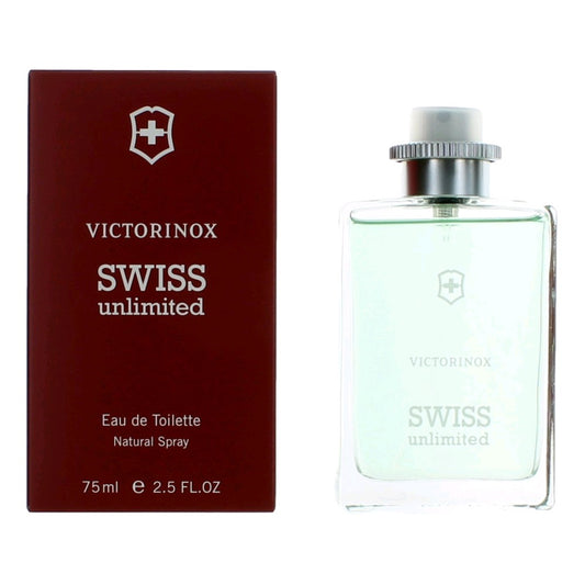 Swiss Unlimited by Victorinox, 2.5 oz EDT Spray for Men
