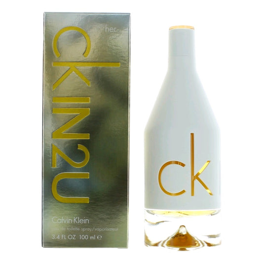 CK IN2U by Calvin Klein, 3.4 oz EDT Spray for Women