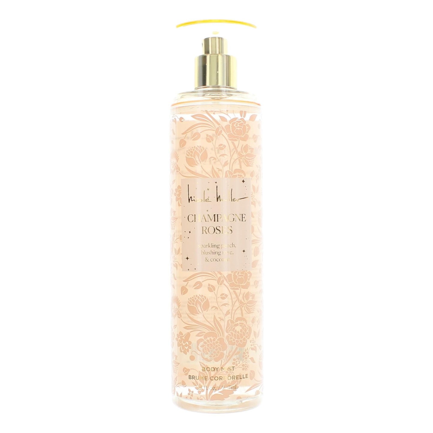 Champagne Roses by Nicole Miller, 8 oz Body Mist for Women