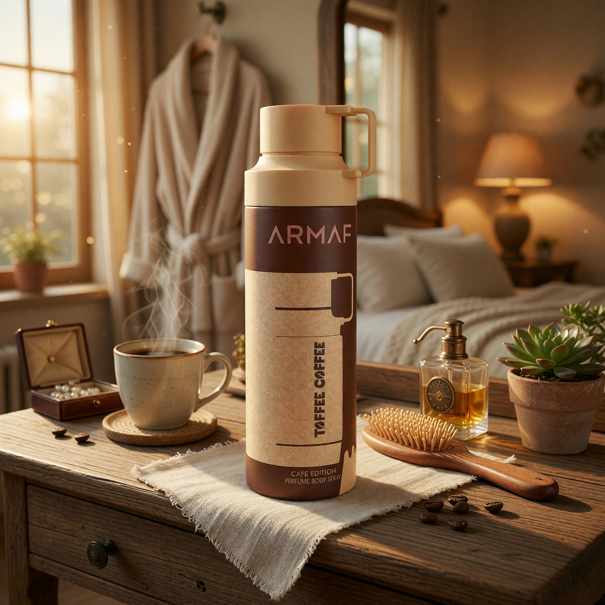 Odyssey Toffee Coffee by Armaf, 6.8 oz Body Spray for Men
