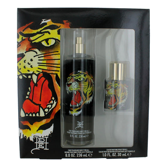 Ed Hardy Tiger Ink by Ed Hardy, 2 Piece Gift Set for Unisex