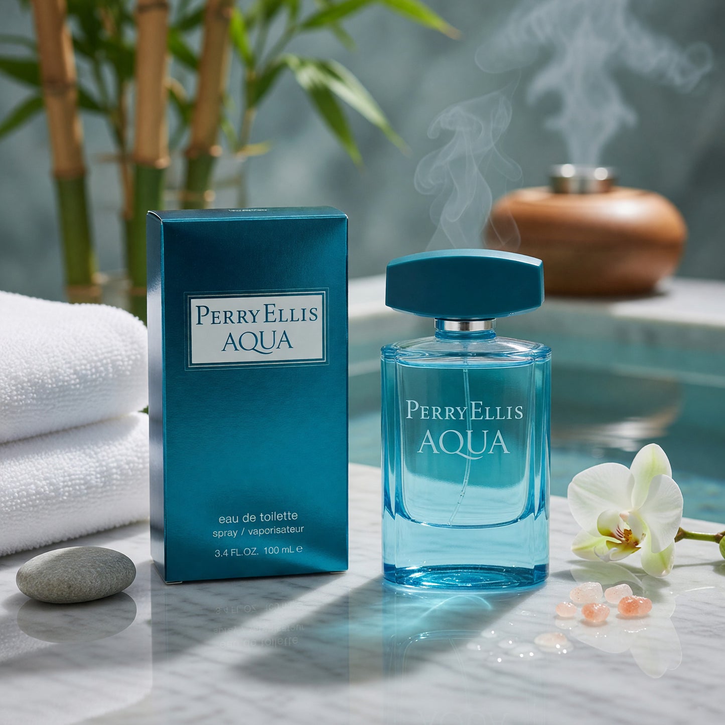 Perry Ellis Aqua by Perry Ellis, 3.4 oz EDT Spray for Men