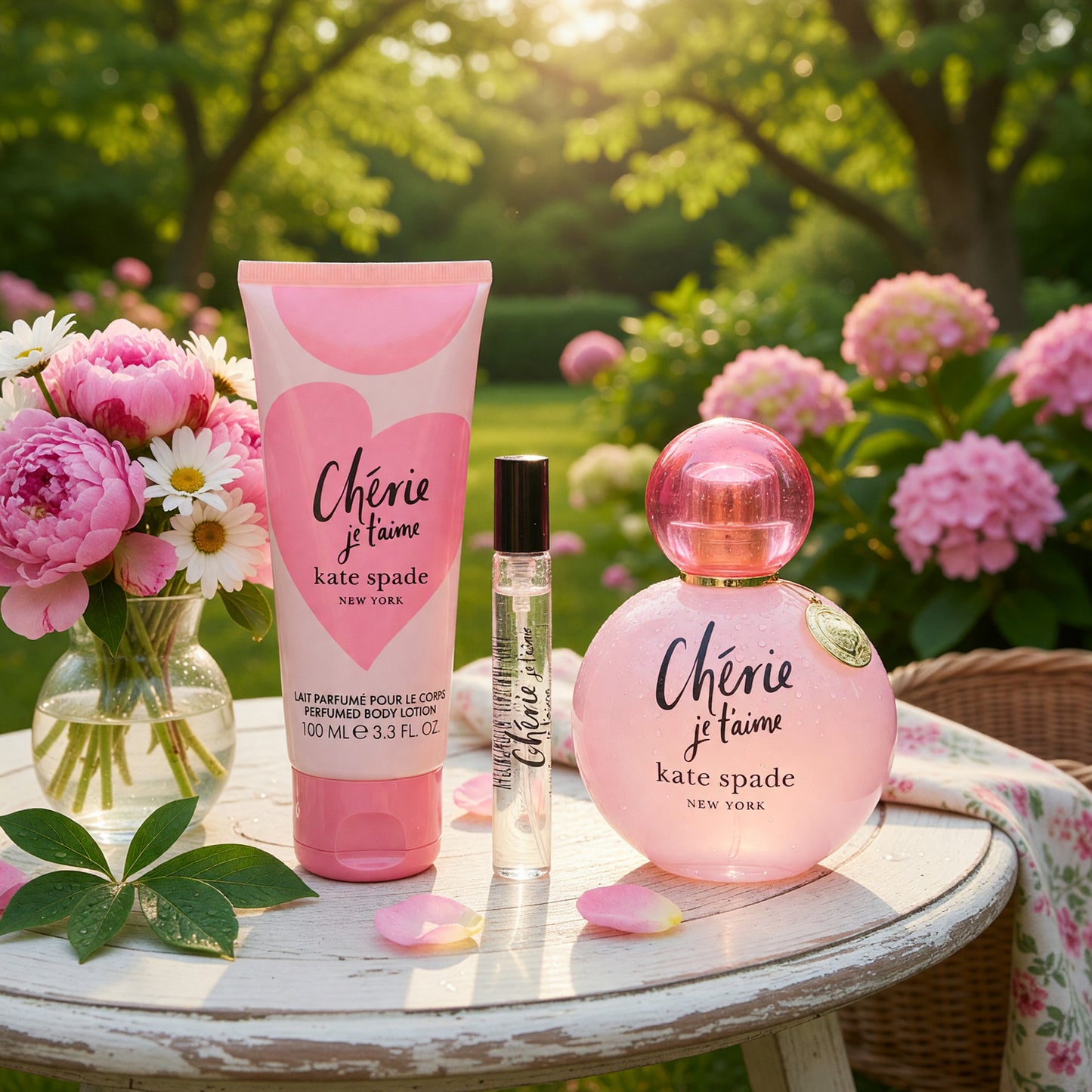 Cherie Je T'aime by Kate Spade, 3 Piece Gift Set for Women
