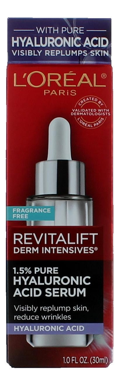 L'Oreal Paris Revitalift Derm Intensives, 1oz 1.5 pct Pure Hyaluronic Acid Serum