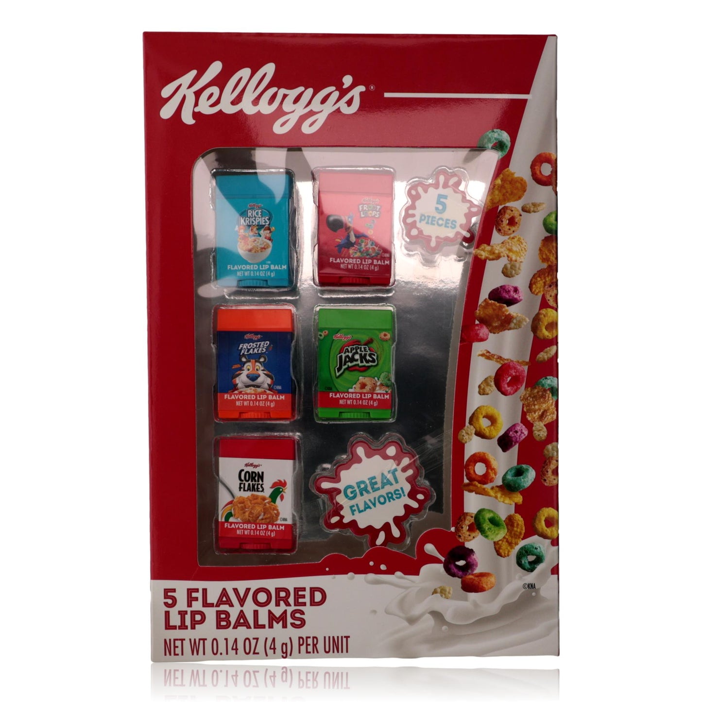 Kellogg's by Kellogg's, 5 Piece Flavored Lip Balm for Kids
