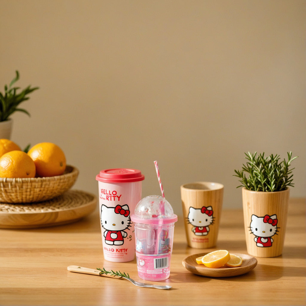 Hello Kitty by Hello Kitty, 4 Piece Set in Tumbler for Kids
