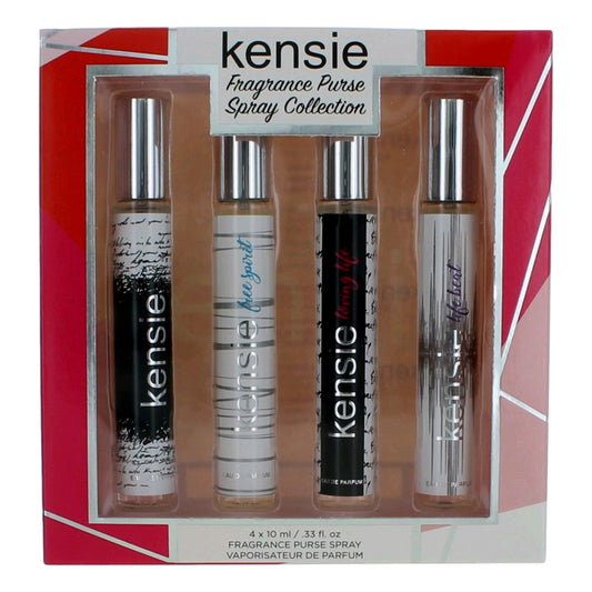 Kensie by Kensie, 4 Piece Deluxe Travel Spray Collection women (Purse Spray)