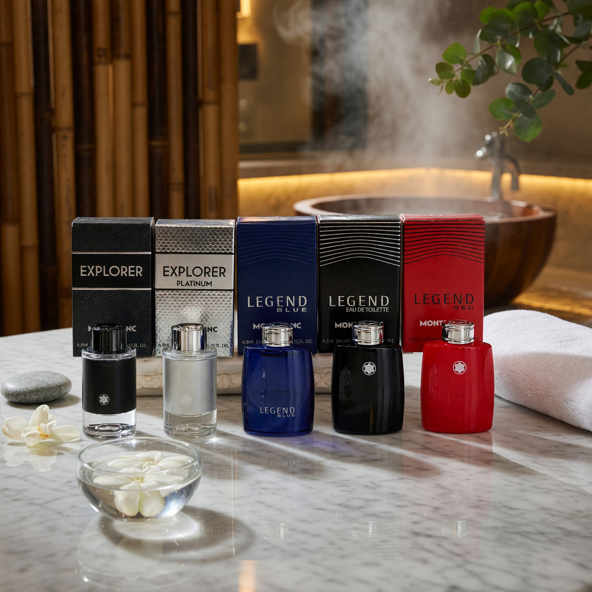 Mont Blanc by Mont Blanc, 5 Piece Miniatures Collection for Men