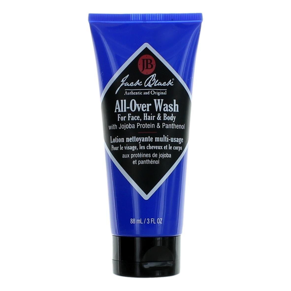 Jack Black All-Over Wash by Jack Black, 3 oz Face, Hair & Body Wash