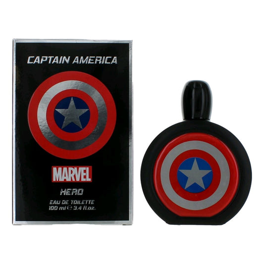 Captain America Hero by Marvel, 3.4 oz EDT Spray for Men