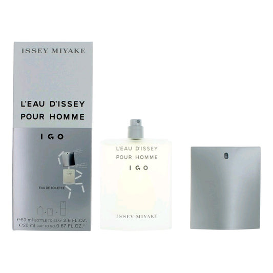 L'eau D'Issey Pour Homme by Issey Miyake, I Go 2 Piece total 3.27oz men