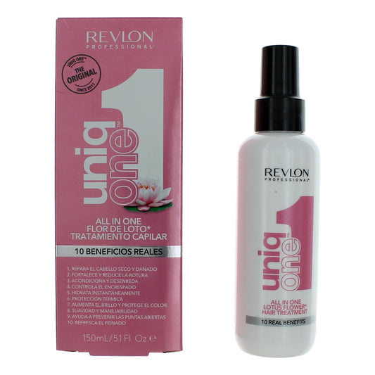 UniqOne All In One Lotus Flower Hair Treatment by Revlon, 5.1oz Hair Treatment