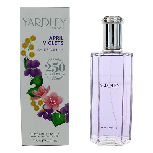 Yardley April Violets by Yardley of London, 4.2 oz EDT Spray for Women