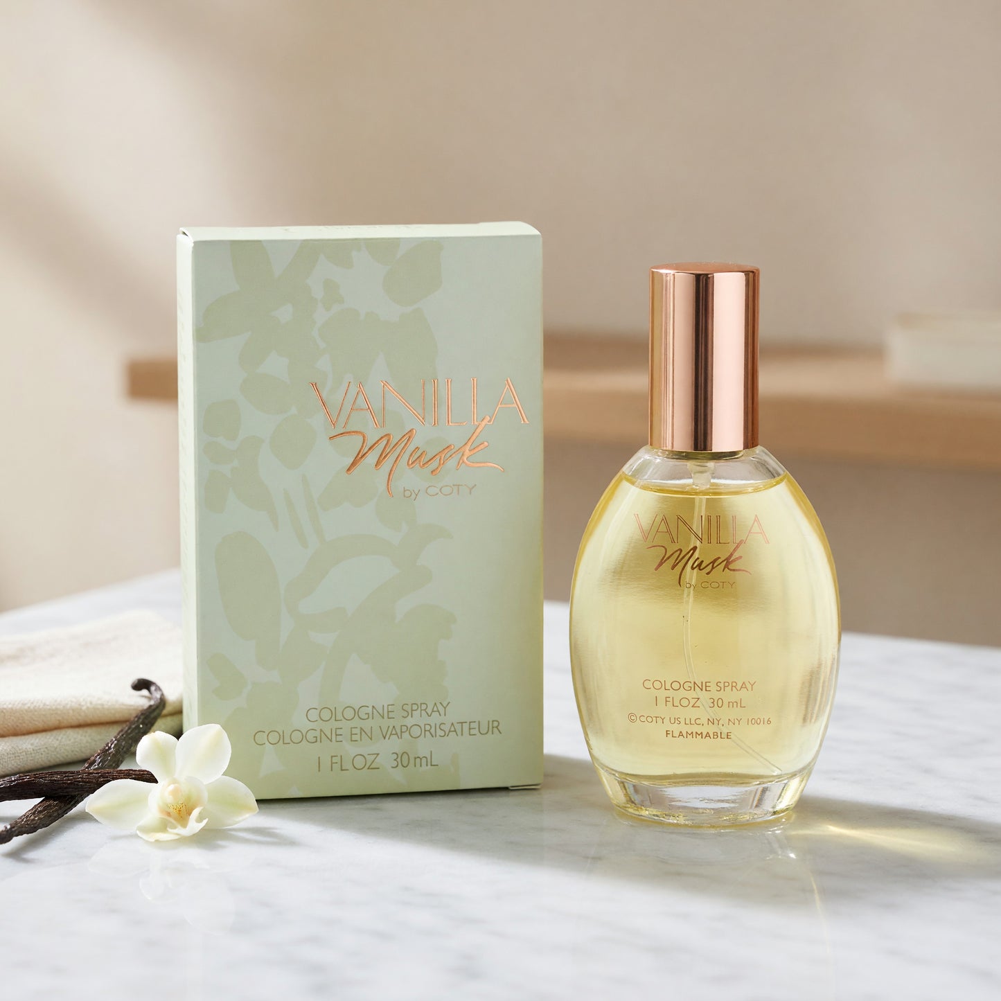 Vanilla Musk by Coty, 1 oz Cologne Spray for Women