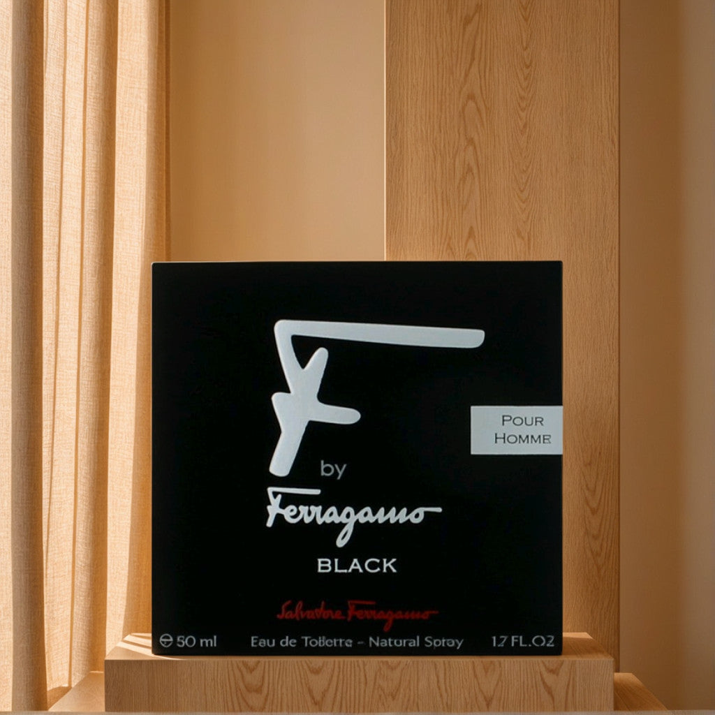 F Black by Salvatore Ferragamo, 1.7 oz EDT Spray for Men