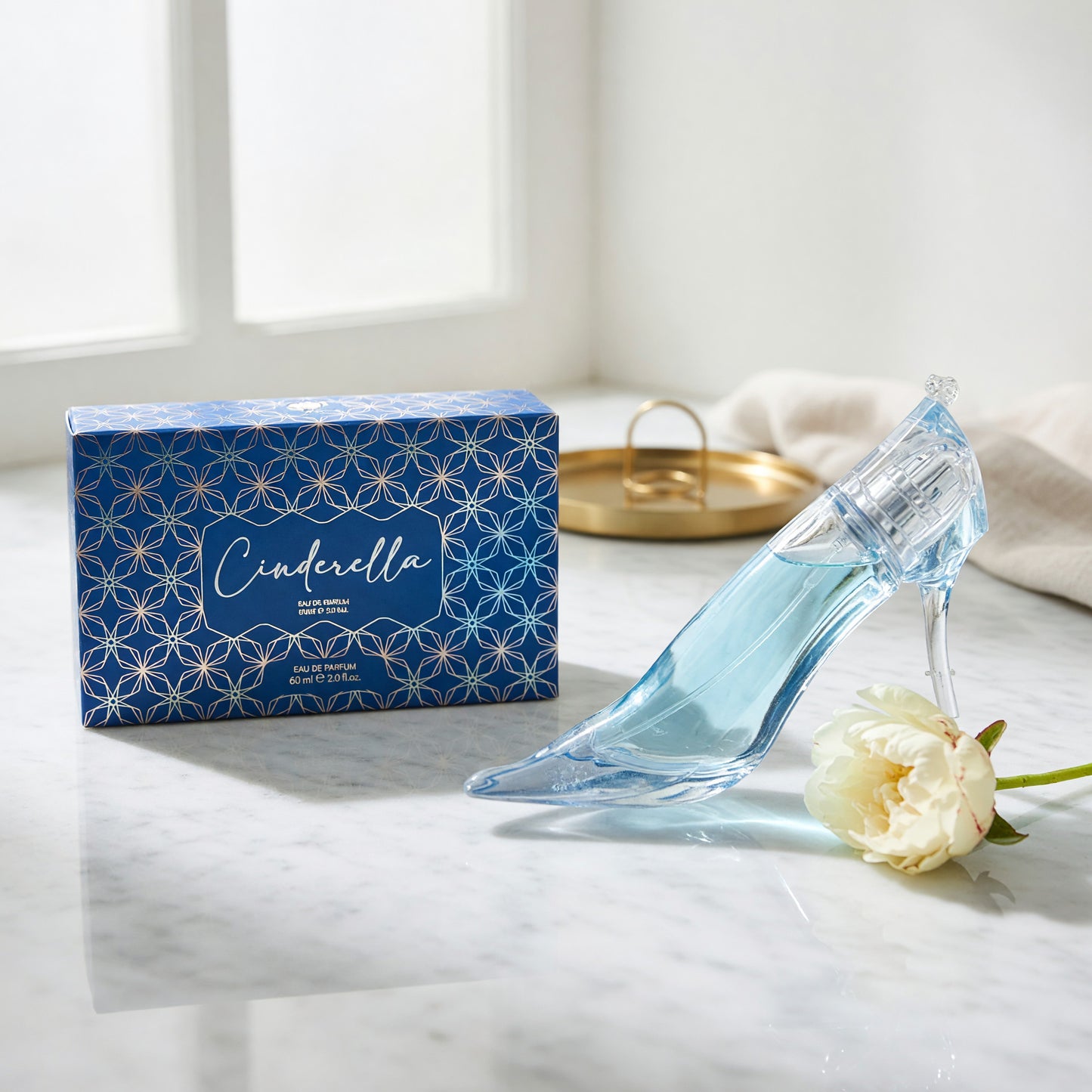 Disney Cinderella Slipper Blue by Disney, 2 oz EDP Spray for Women
