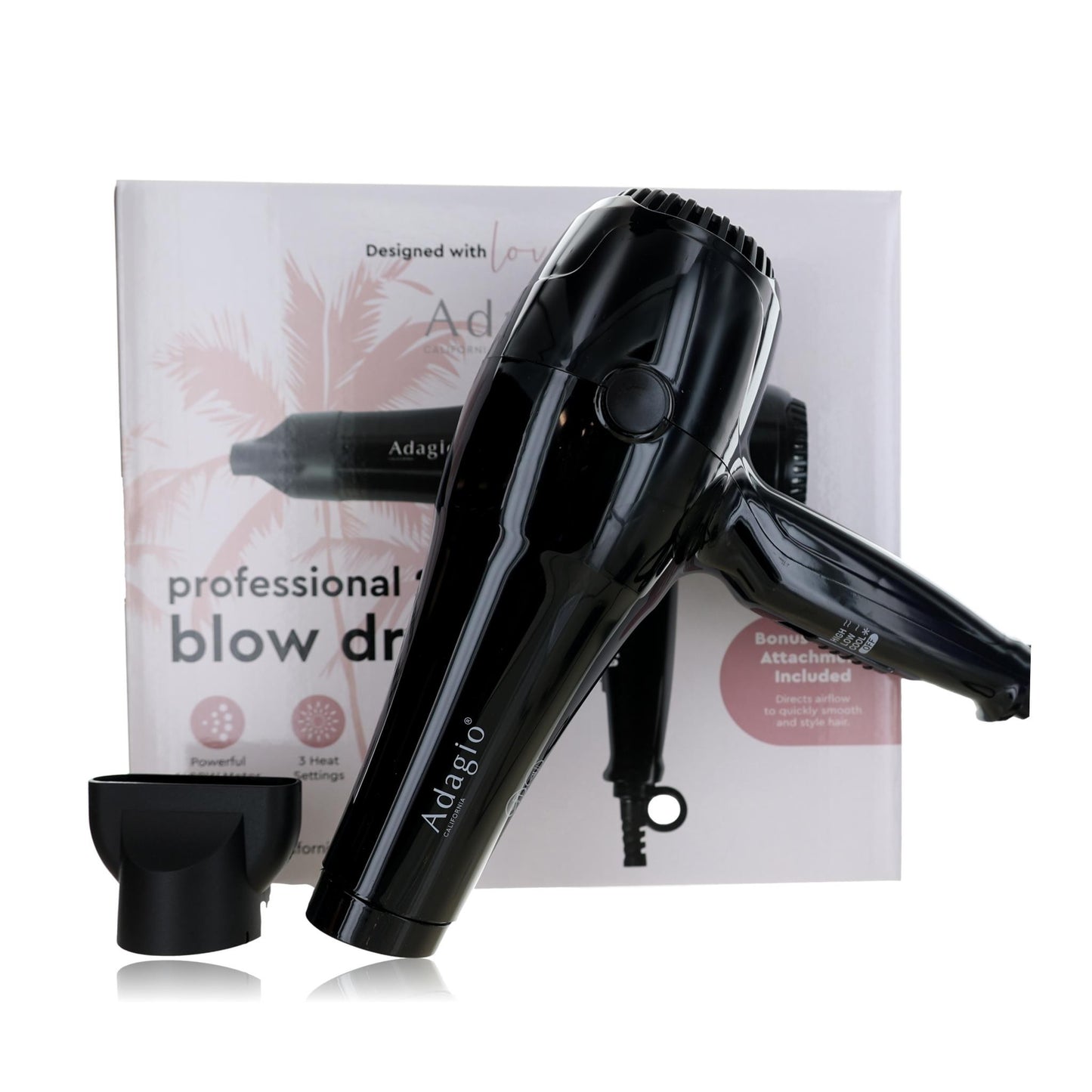 Adagio Professional 2500 Blow Dryer by Adagio - Black