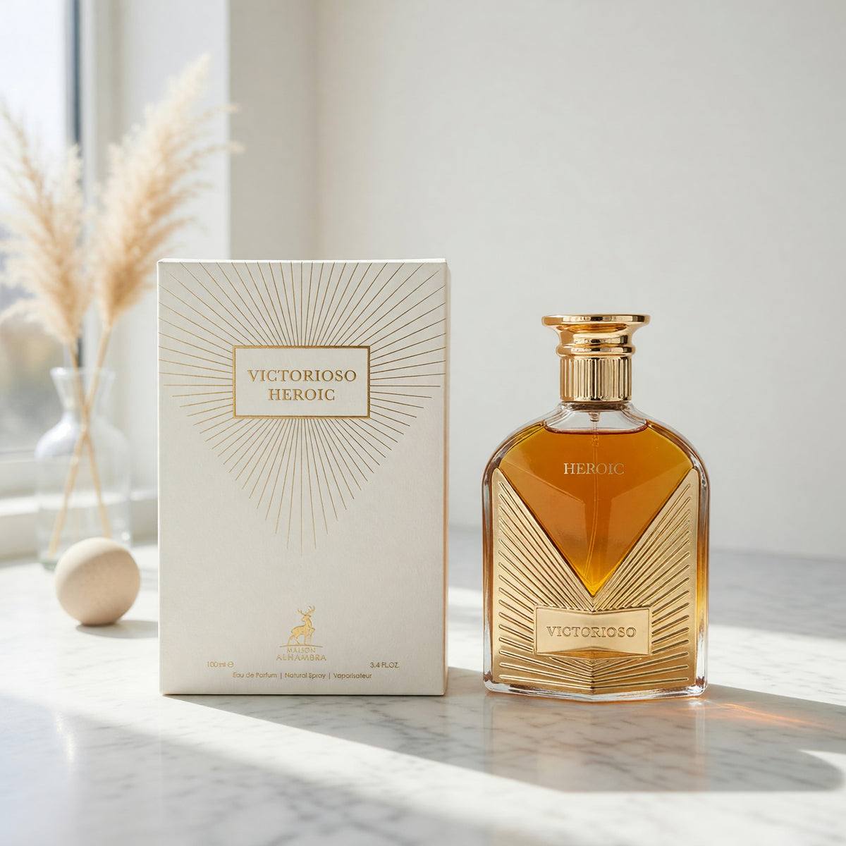 Victorioso Heroic by Alhambra, 3.4 oz EDP Spray for Men