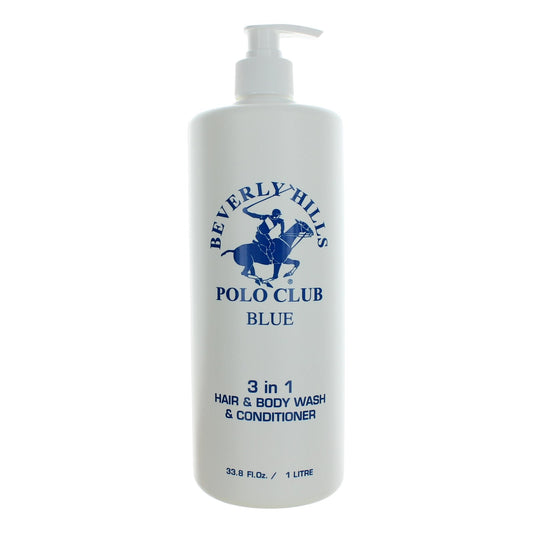 BHPC Blue, 33.8oz 3-in-1 Hair & Body Wash & Conditioner men