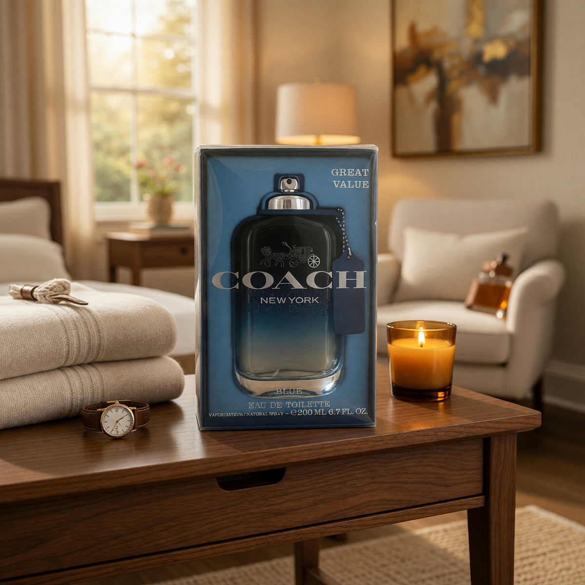 Coach Blue by Coach, 6.7 oz EDT Spray for Men