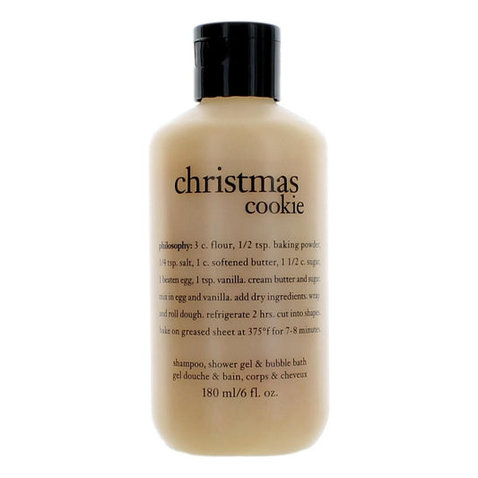 Christmas Cookie by Philosophy, 6oz Shampoo, Shower Gel & Bubble Bath for Unisex