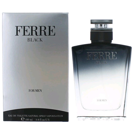 Ferre Black by Gianfranco Ferre, 3.4 oz EDT Spray for Men