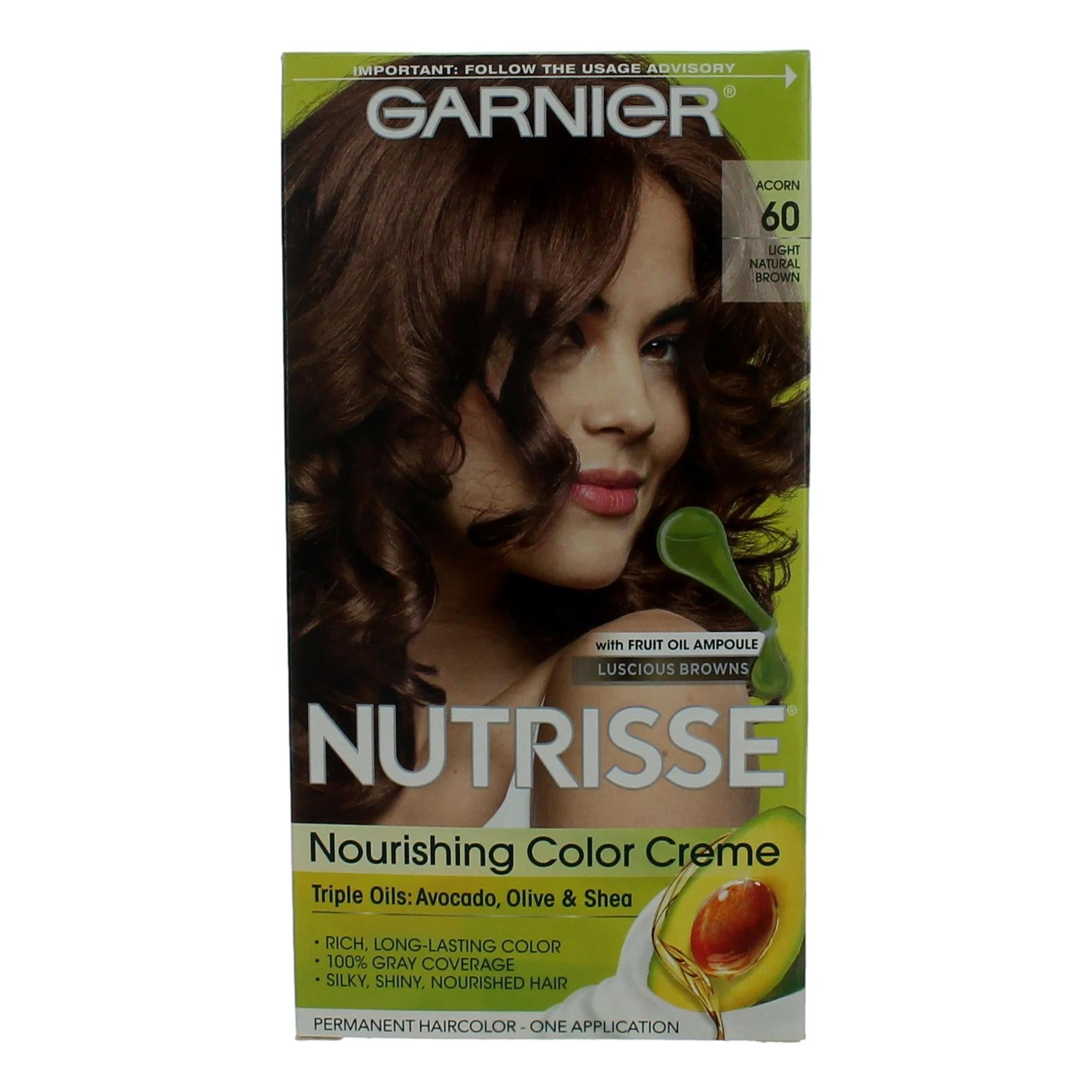 Garnier Hair Color Nutrisse Coloring Creme by Garnier, Hair Color - Acorn 60 - Acorn 60