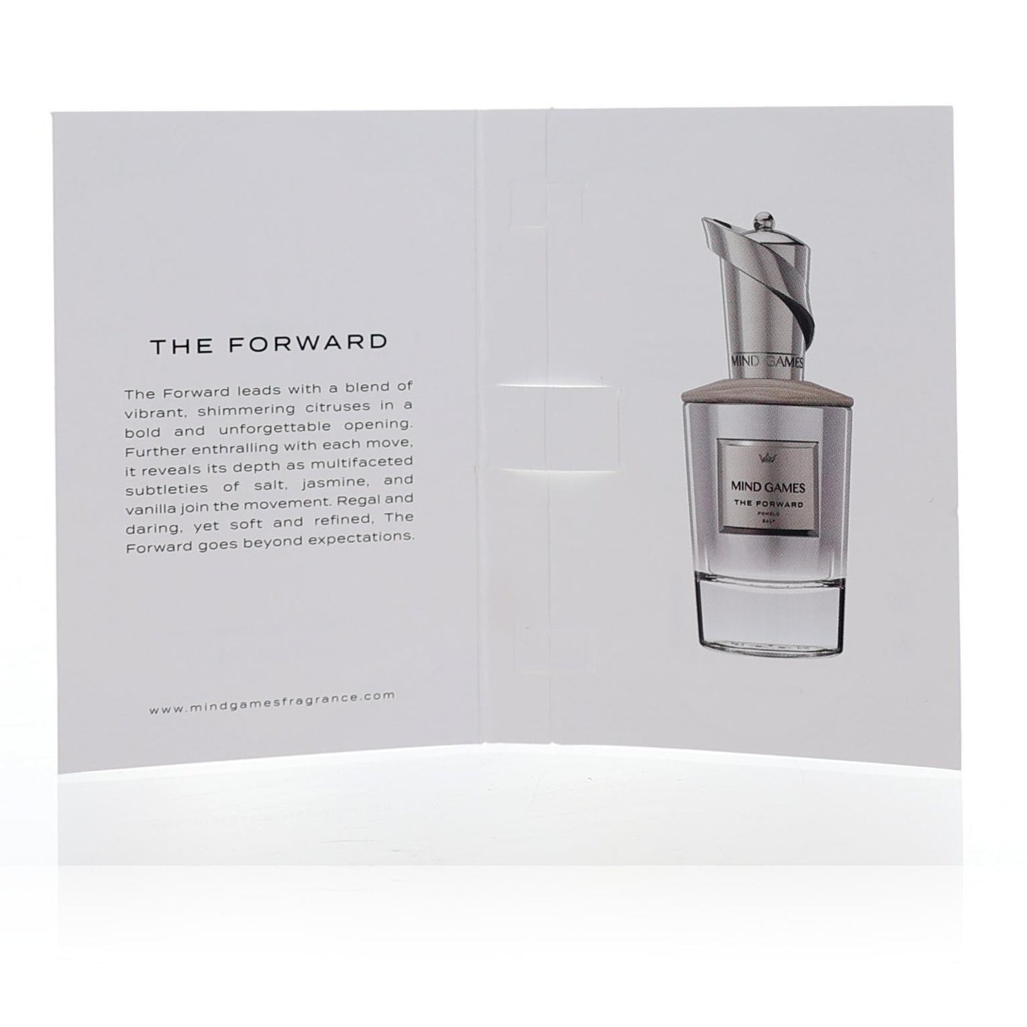 The Forward by Mind Games, 0.06oz Extrait de Parfum for Unisex Sample