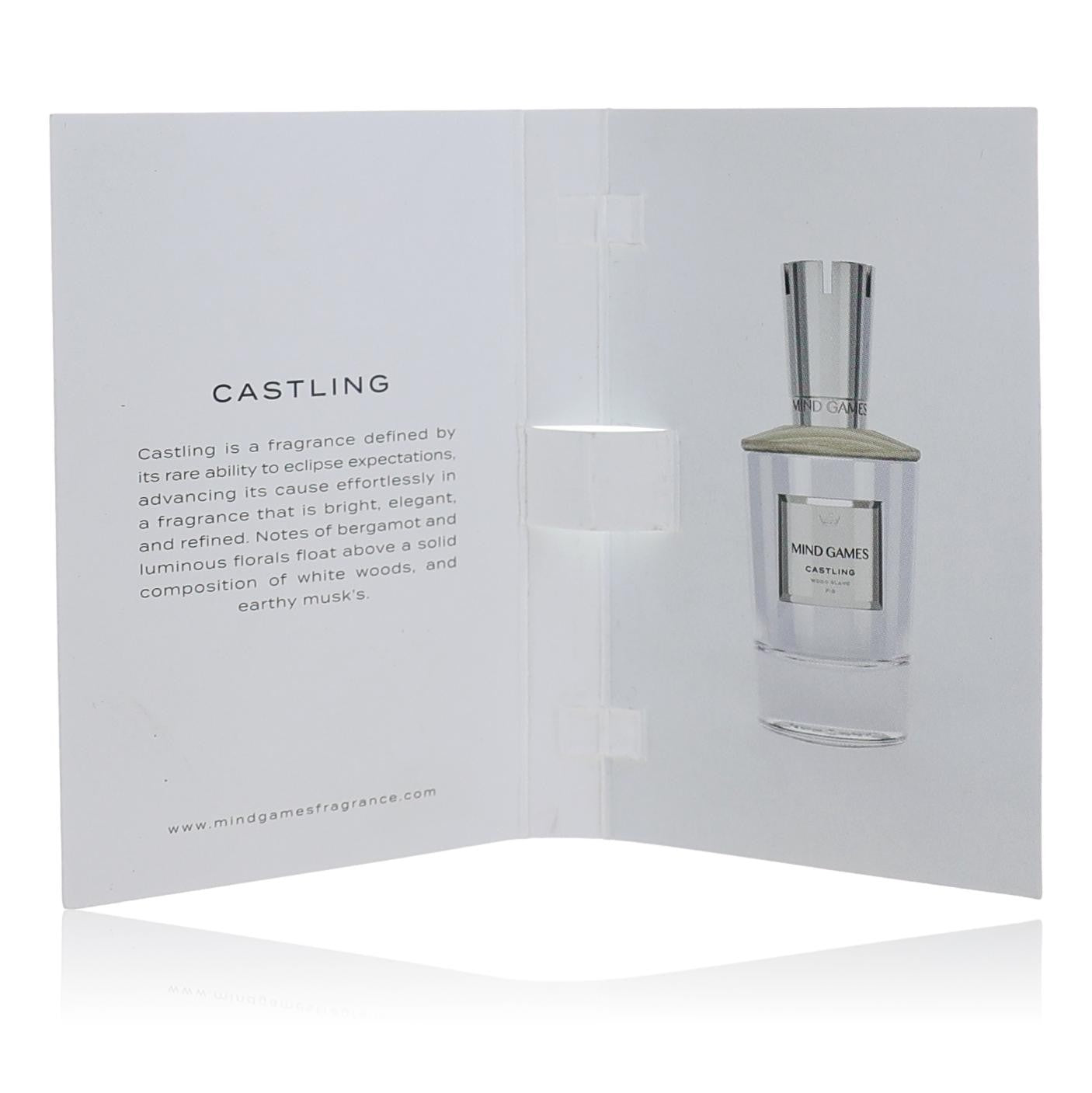 Castling by Mind Games, 0.06 oz Extrait de Parfum for Unisex Sample