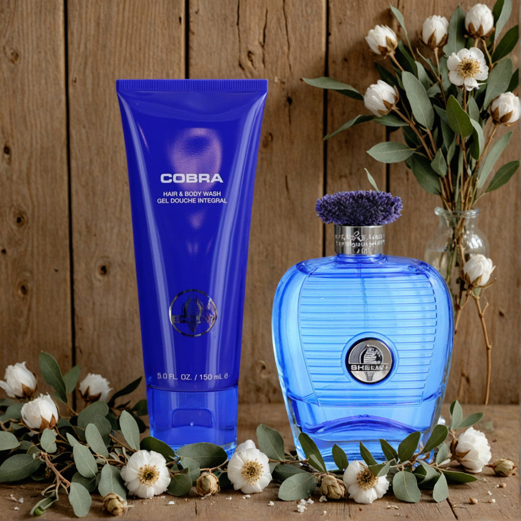 Cobra Blue by Carroll Shelby, 2 Piece Gift Set for Men