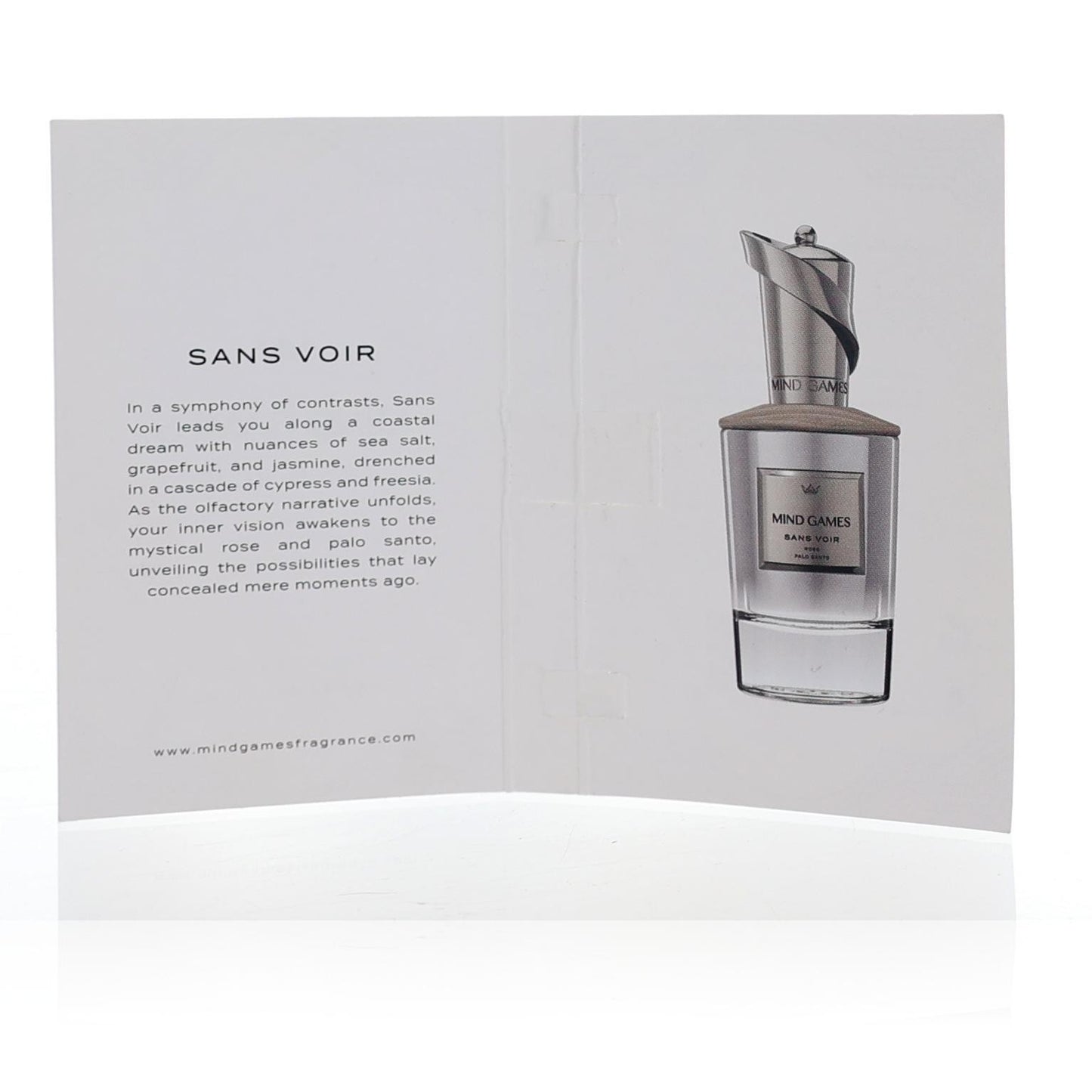 Sans Voir by Mind Games, 0.06 oz Extrait de Parfum for Unisex Sample