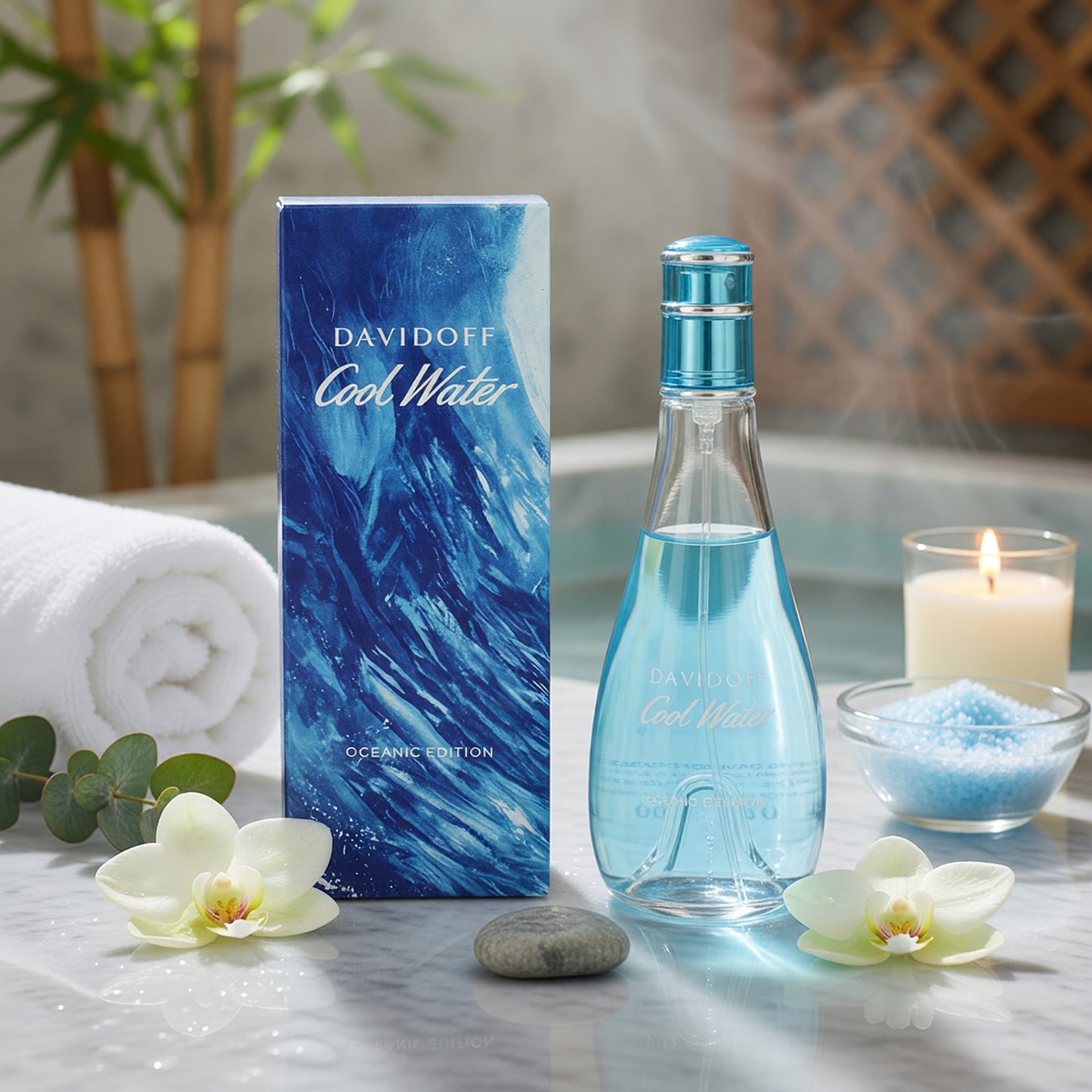 Cool Water Oceanic Edition by Davidoff, 3.3 oz EDT Spray for Women
