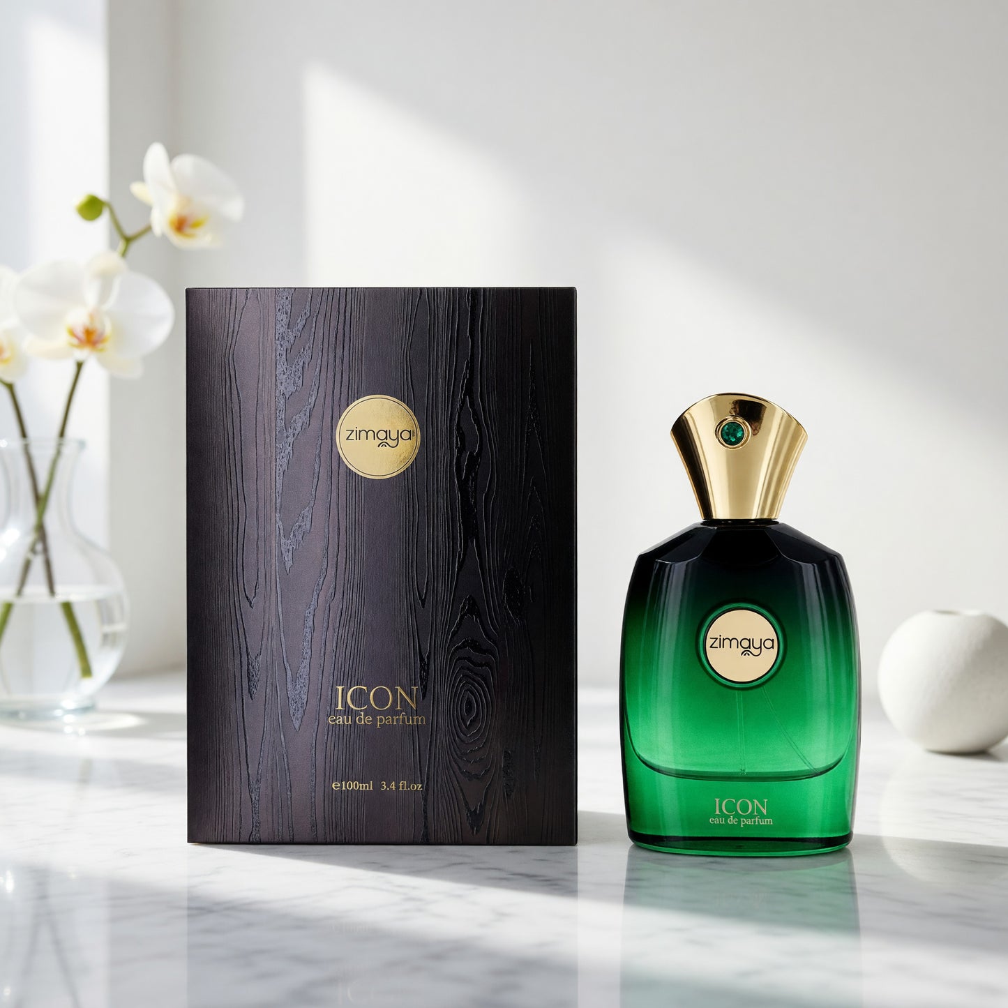Icon by Zimaya, 3.4 oz Extrait de Parfum Spray for Unisex