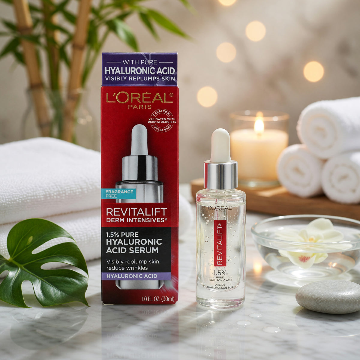 L'Oreal Paris Revitalift Derm Intensives, 1oz 1.5 pct Pure Hyaluronic Acid Serum