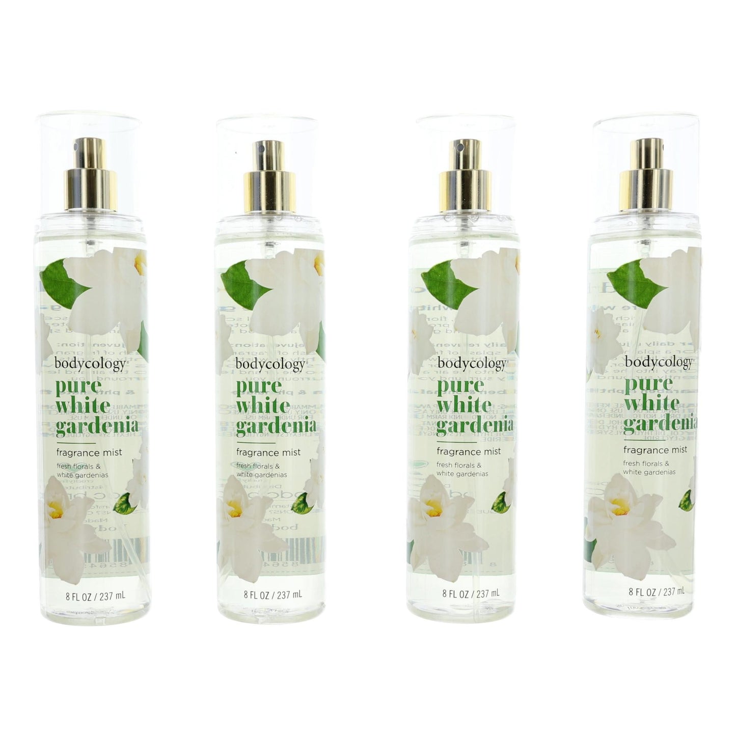 Pure White Gardenia by Bodycology, 4 Pack 8oz Fragrance Mist women