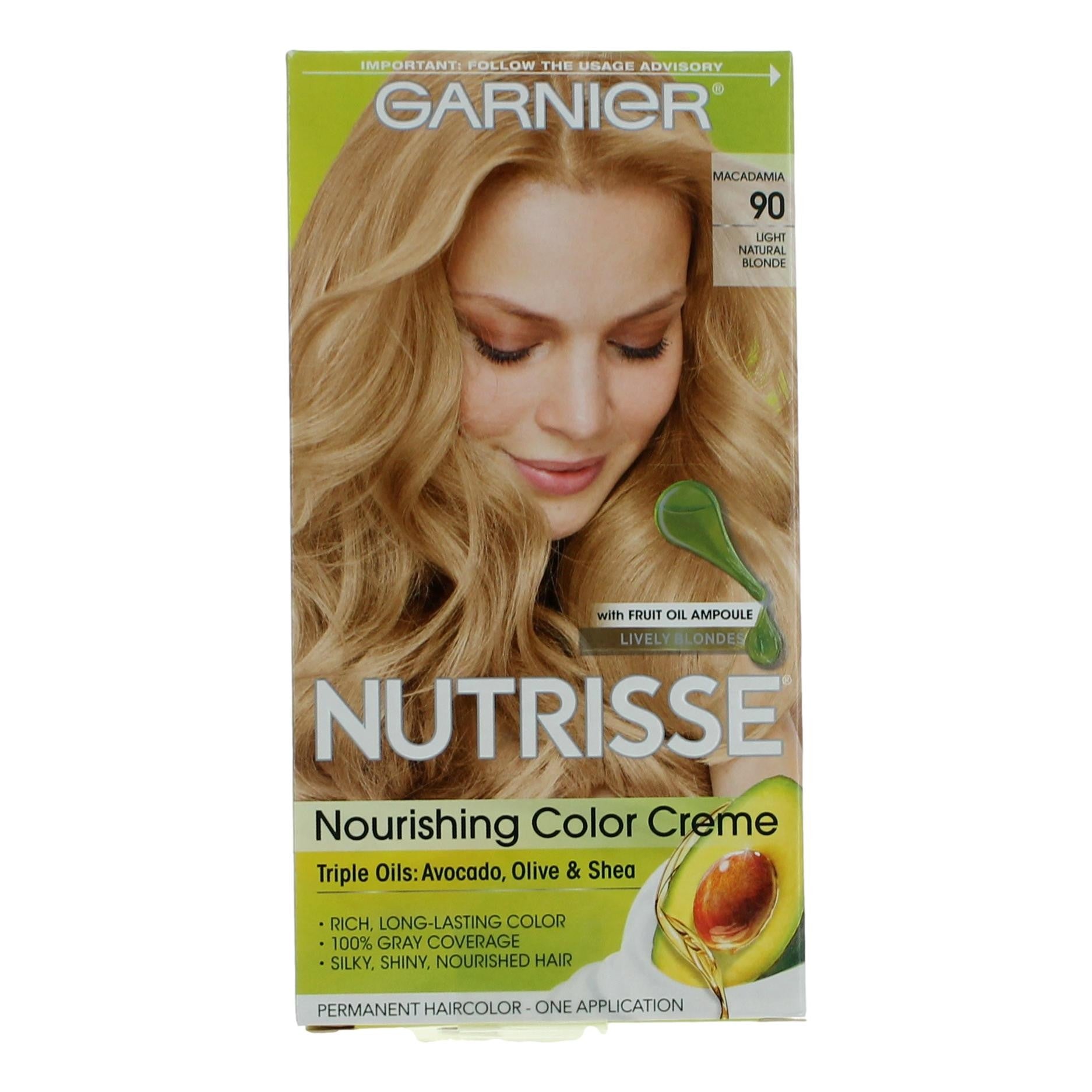 Garnier Hair Color Nutrisse Coloring Creme by Garnier, Hair Color - Macadamia 90 - Macadamia 90