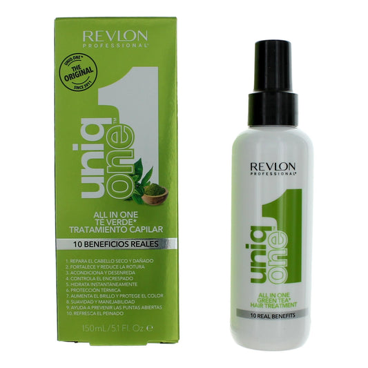 UniqOne All In One Green Tea Hair Treatment by Revlon, 5.1oz Hair Treatment
