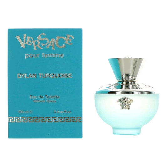 Versace Dylan Turquoise by Versace, 3.4 oz EDT Spray for Women