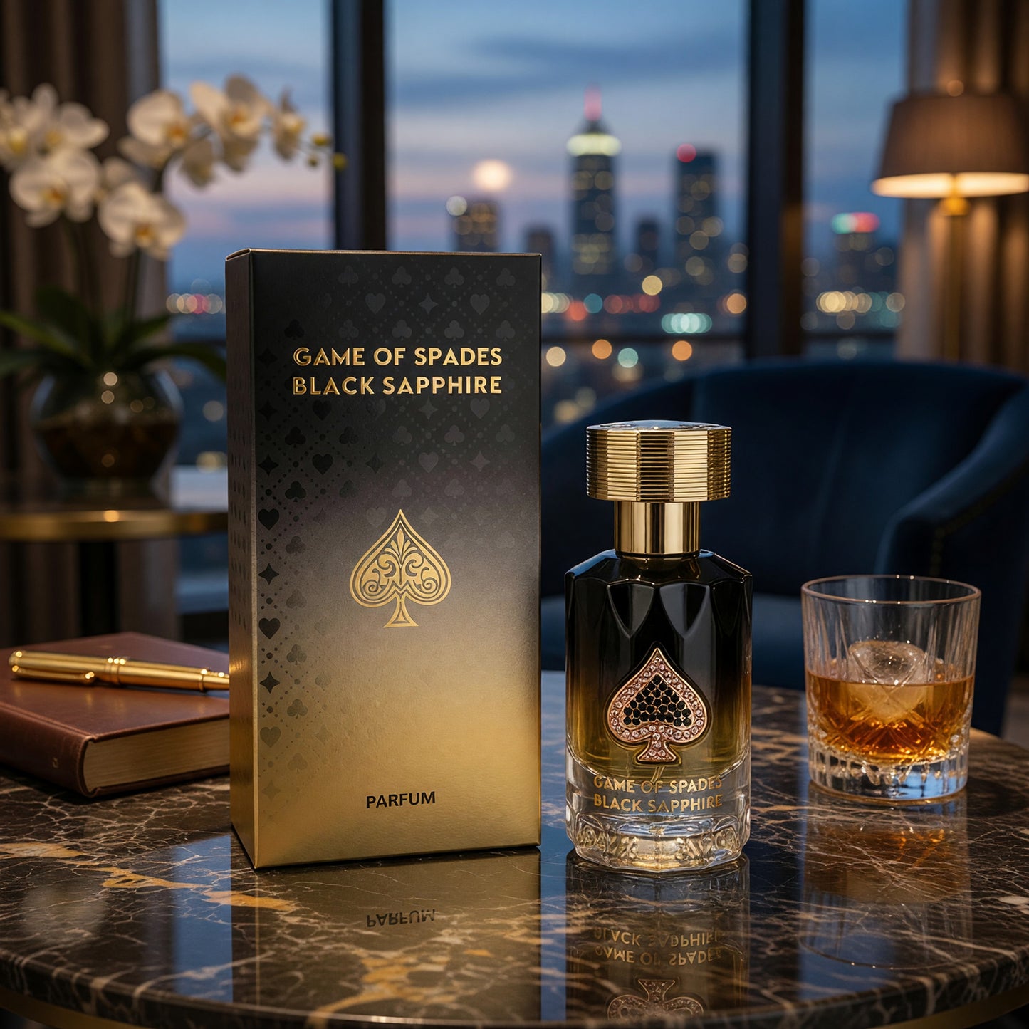 Game of Spades Black Sapphire by Jo Milano, 1 oz Parfum Spray Unisex