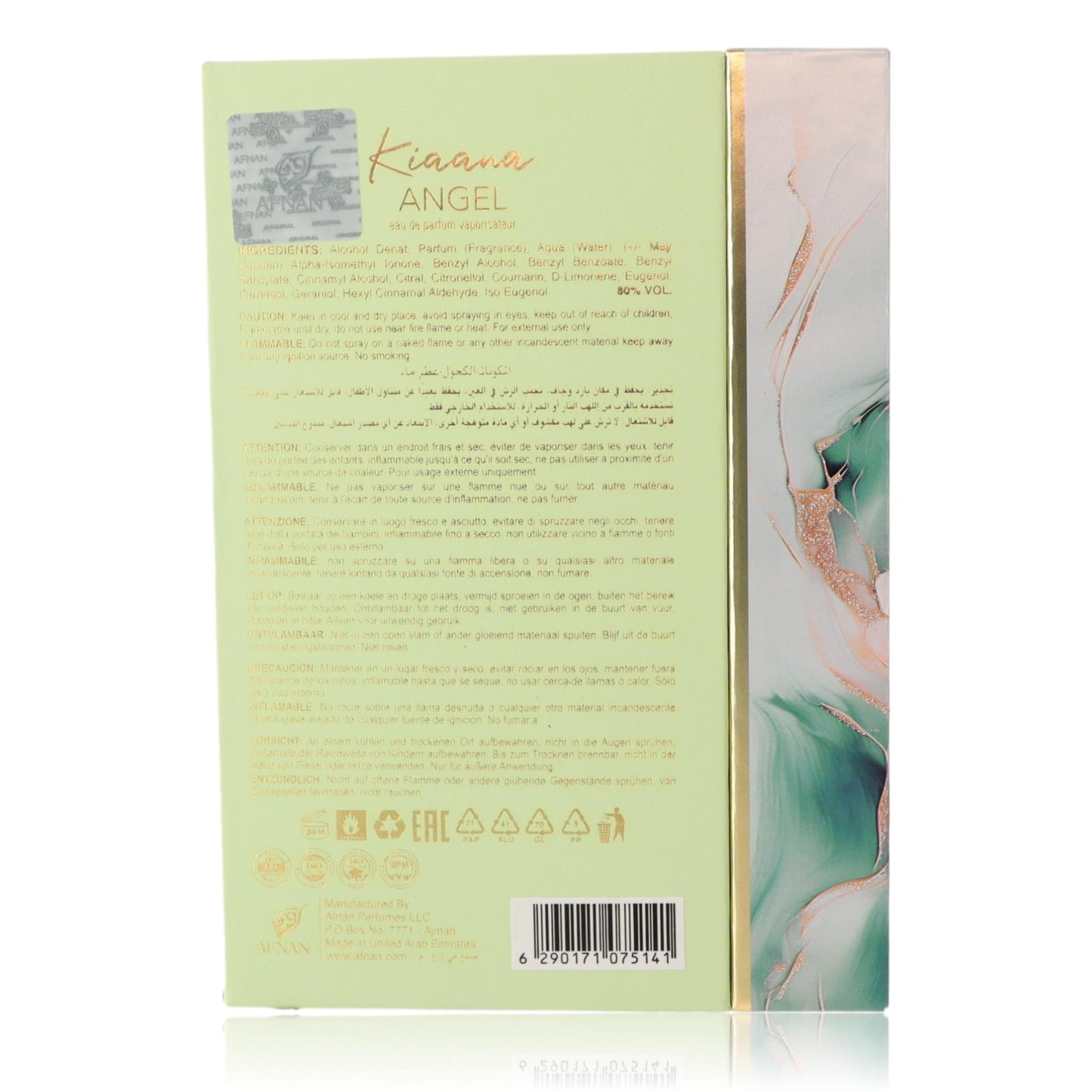 Kiaana Angel by Afnan, 3.4 oz EDP spray for Women