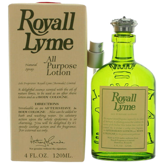 Royall Lyme by Royall Fragrances, 4 oz All Purpose Lotion Spray men