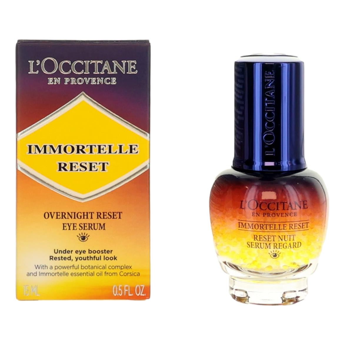L'Occitane Immortelle Reset by L'Occitane, 0.5oz Overnight Reset Eye Serum